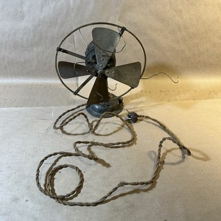 Original 1909 Westinghouse Electric & MFG Co Brass Fan Not Tested As Is INVJDJ77