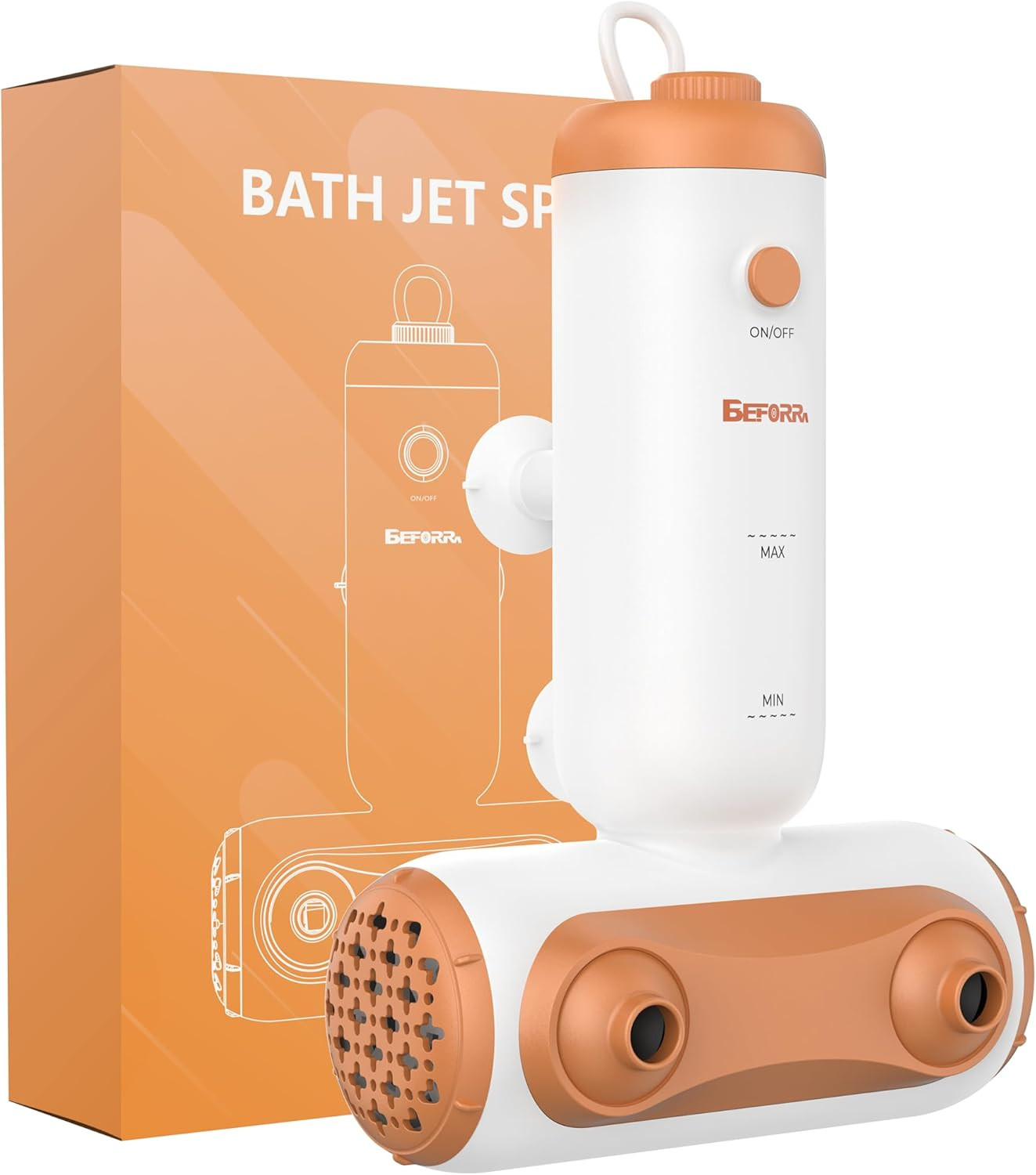 Bath Jets for Tub,Portable Jet Spa for Bathtub with Dual Hydro Jets for Tub Crea