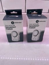 Defender 24 Hour Segment Timer Plug-In Socket Switch - 2 items
