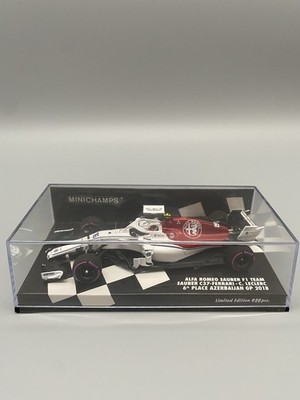 Minichamps F1 1:43 Alfa Romeo Sauber C37-Ferrari C. Leclerc 6th Azerbaijan 2018