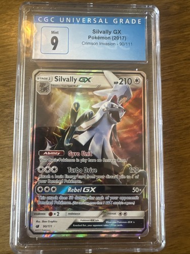 Silvally-GX graded CGC 9 for sale on eBay