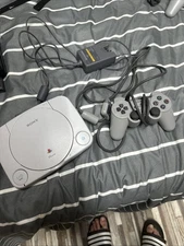 Sony Playstation 1 Gray Console Ps1 Bundle Tested Working