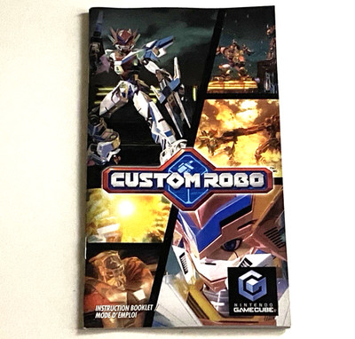 Custom Robo Manual Only NO GAME Nintendo GameCube Instruction