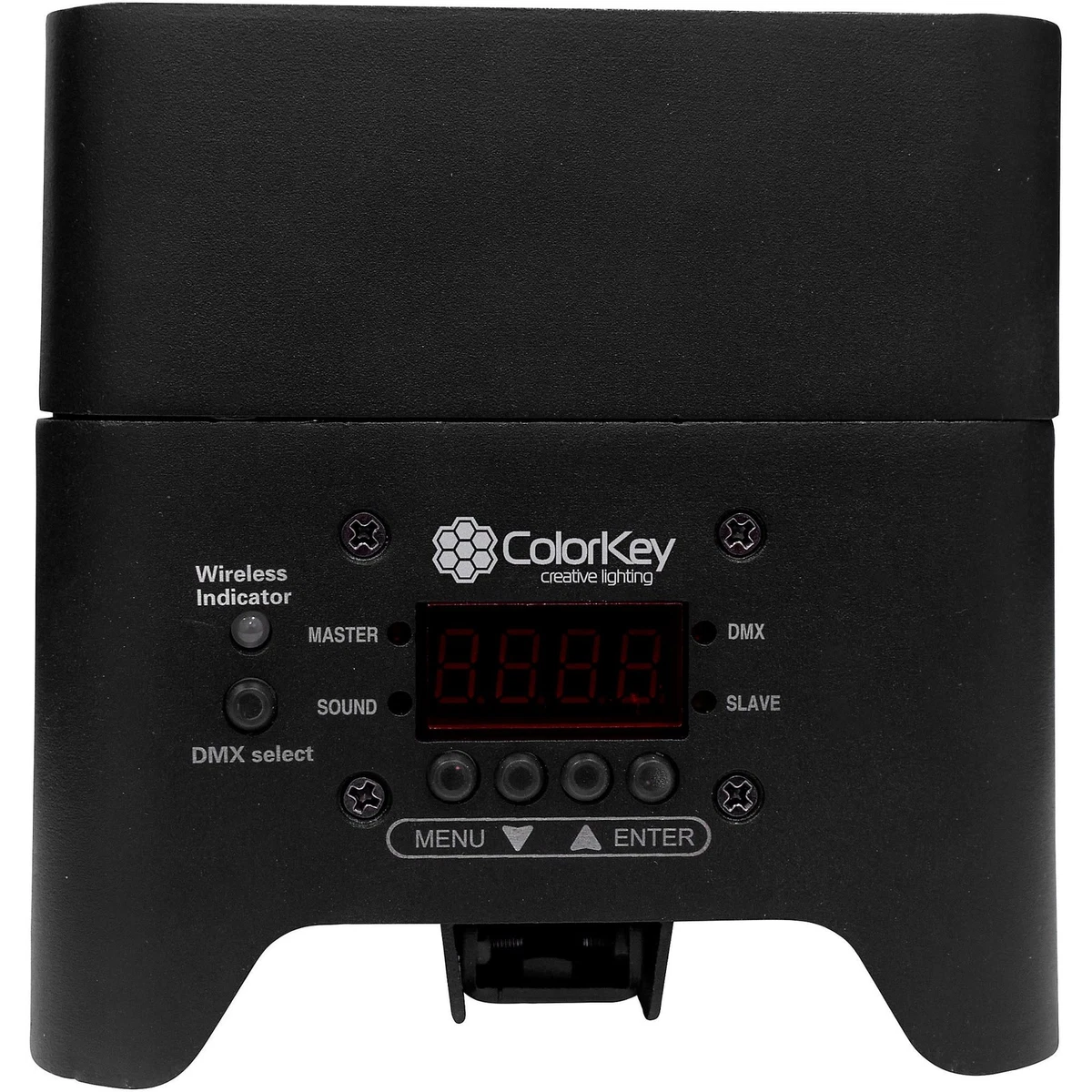 ColorKey MobilePar Mini HEX 4 Luz Efectos LED Inalámbrica Alimentada por Batería, Paquete de 4