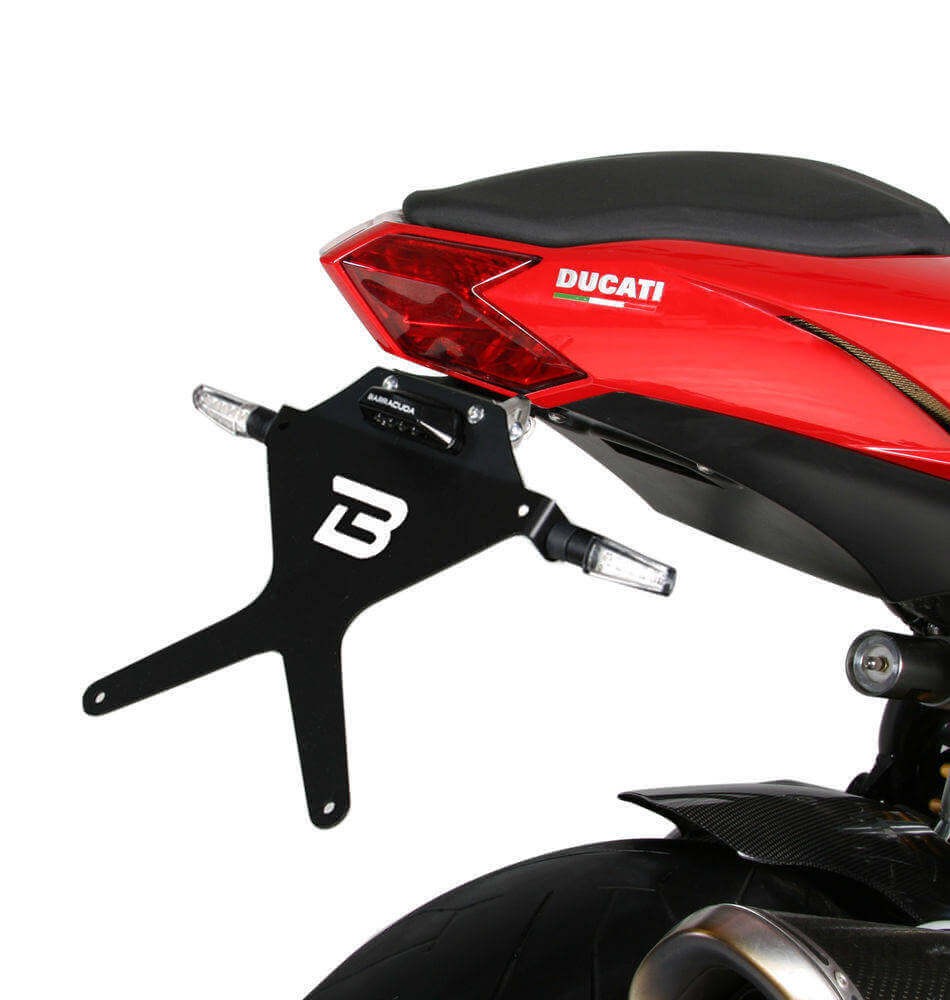 Support de plaque Barracuda DS1104 pour moto Ducati Streetfighter en aluminium noir