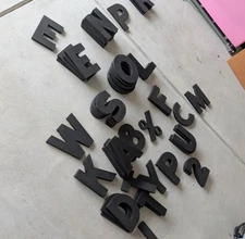 Wagner Gemini - Slotted Vintage Movie Theater Marquee Sign Letters | 8" Letters