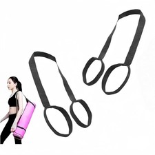 2Pcs Yoga Mat Straps For Carrying - Yoga Mat Elastic Straps,Adjustable Yoga C...
