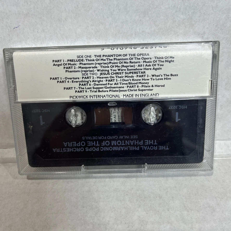 Andrew Lloyd Webber's Classical Musicals  Cassette Tape 1988 Rare - Image 2 of 4