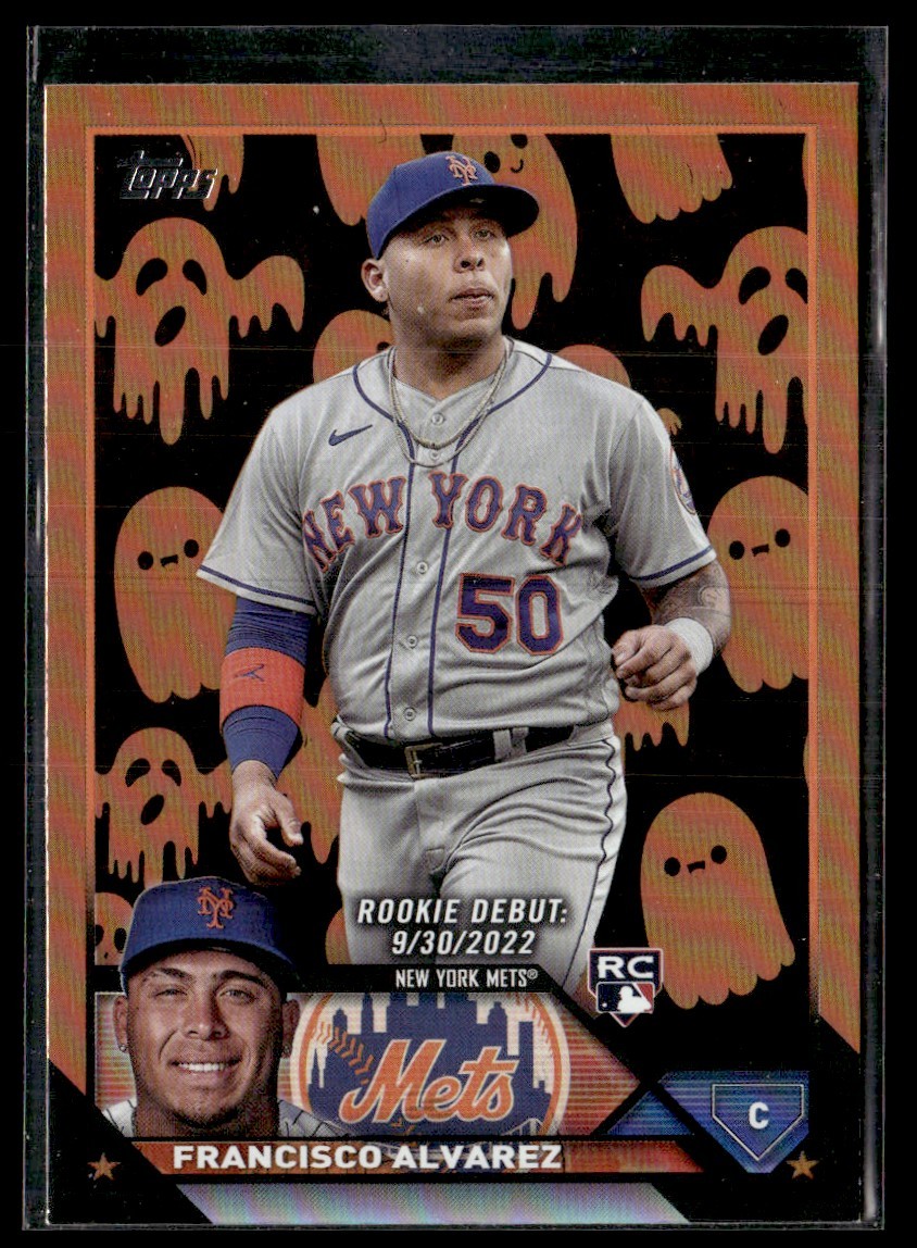 2023 Topps Update Ghost Foil Francisco Alvarez Rookie New York Mets #US255