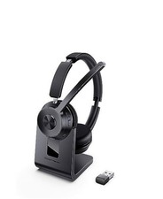 Soothielec KH53 Wireless Bluetooth Headset, Noise Cancelling Mic, USB, Black