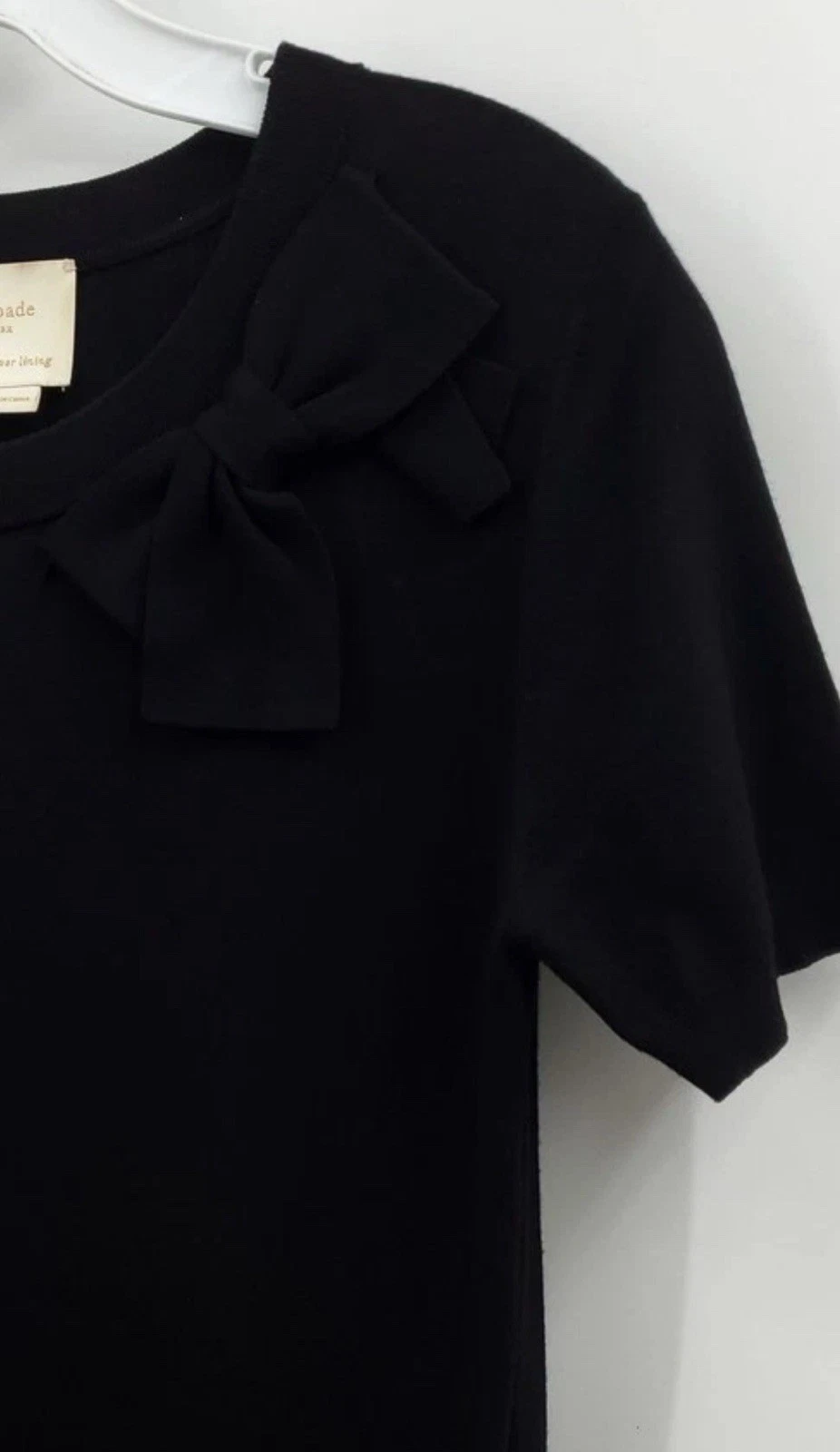 Abito medio Kate Spade Hollyhock nero in maglia e blu floreale