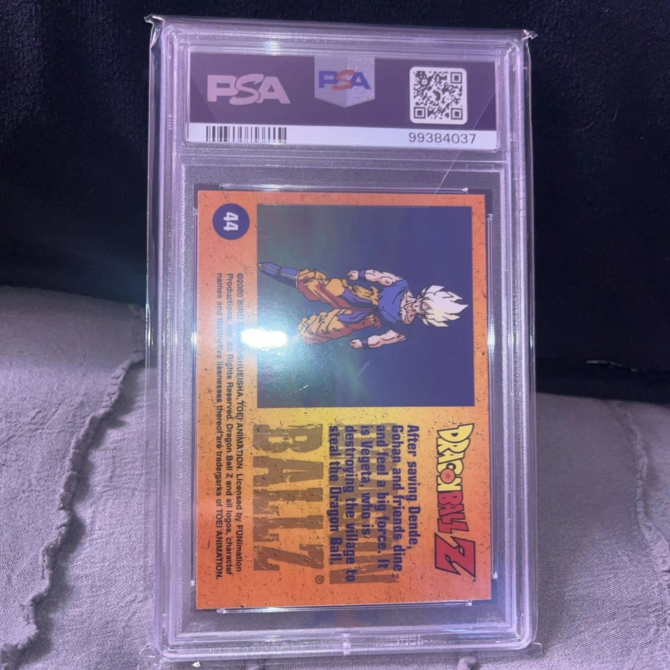 Dragon Ball Z ArtBox Chromium 44 Vegeta 2000 PSA 9 68476227 - Image 3 of 3