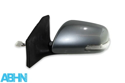 Toyota Avensis T25 Facelift (2006-2008) Left Side Power Folding Wing Mirror Grey