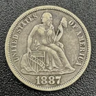 1887-S Seated Liberty  Dime