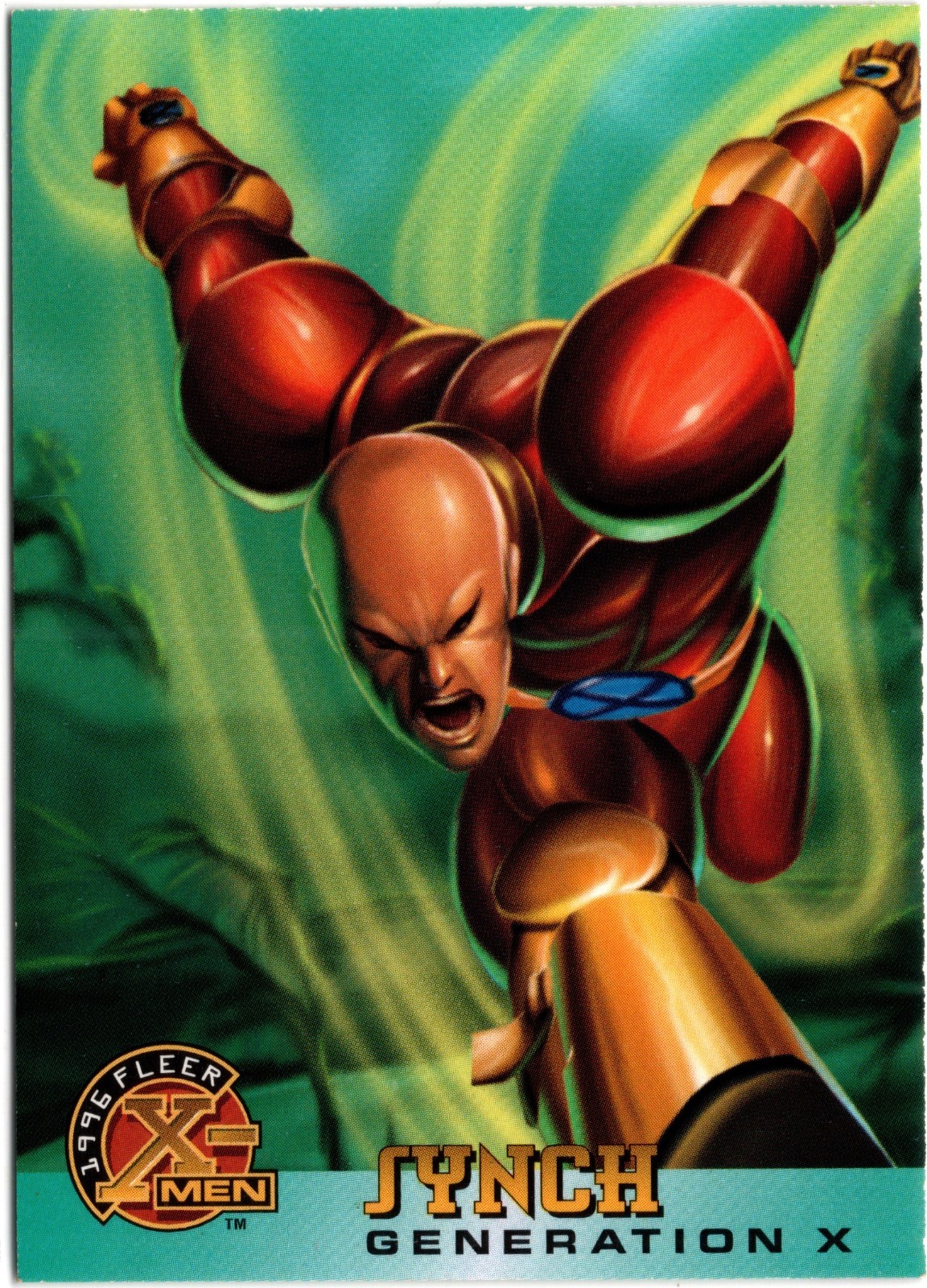 1996 Marvel Fleer X-Men Trading Card #37 - Synch