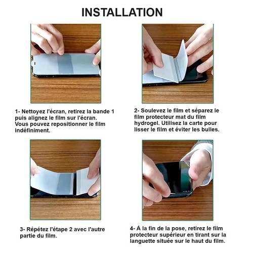 Film Protection Écran ANTI-ESPION Hydrogel iPhone 17 16 15 14 13 12 11 X Pro Max - 第 15/15 張圖片