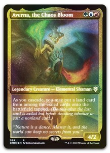 Averna, the Chaos Bloom (Foil Etched) 589 Commander Legends