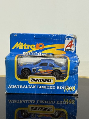 #ad Matchbox 1995 Ford Thunderbird Stock Car Blue Promotional Mitre 10 Mark Larkam AU $24.00