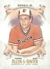 2021 Topps Allen & Ginter #38 Cal Ripken Jr.
