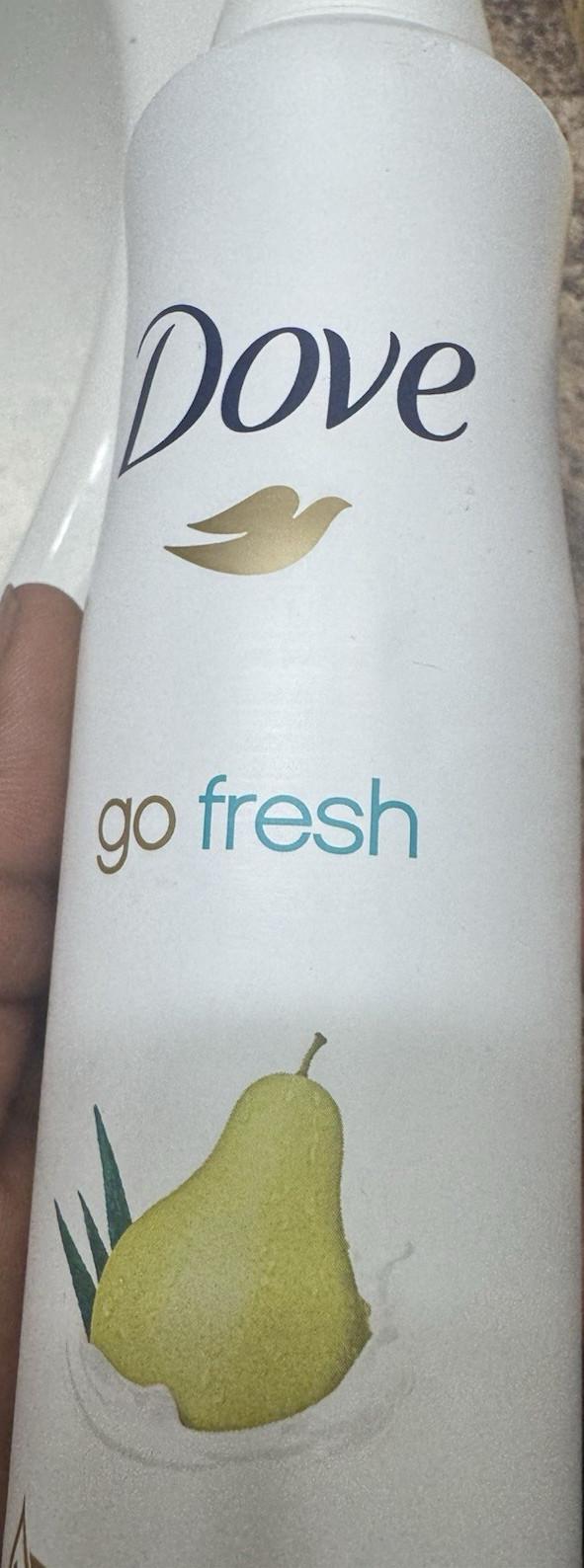 Dove Go Fresh Pear Scent Spray Deodorant Unisex Body Odor Protection Freshness