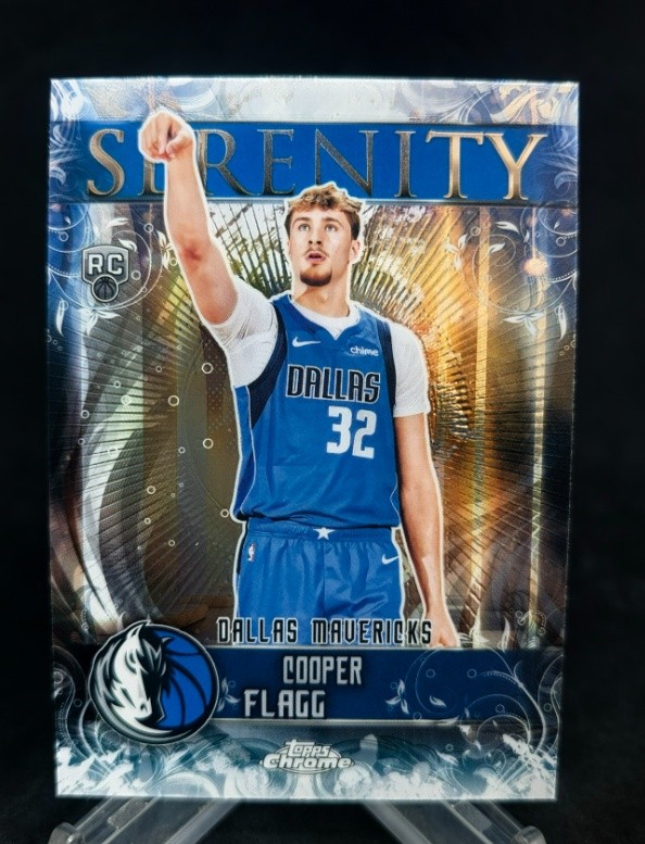 Cooper Flagg 2025-26 Topps Chrome Basketball Serenity RC #SY-11 -B