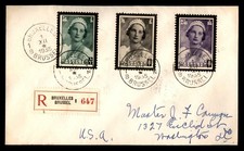 Mayfairstamps Belgium 1935 Reg Brussel to Washington DC Cover aaw_61703