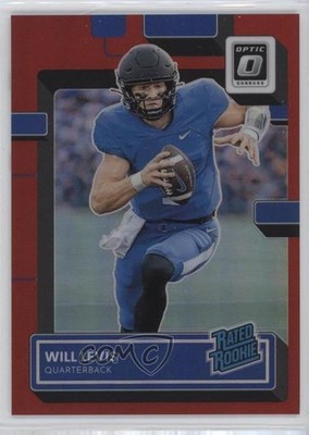 2023 Panini Chronicles Draft Picks Red Prizm 37/149 Will Levis #4 RC f0n