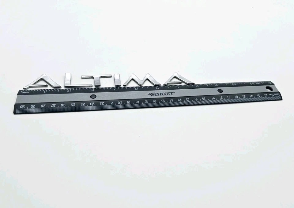 1995-1997 Nissan Altima símbolo letras cromo signo logotipo insignia emblema OEM Foto 2 de 3