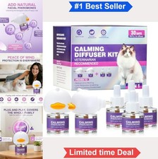Cat Pheromone Diffuser Calming Refill 48ml Anxiety Stress Relief Fighting