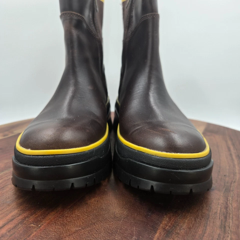 Timberland Malynn ботинки женщин 6,5 коричневый кожаный водонепроницаемый Chelsea ботинок зажим - Изображение 2 из 4