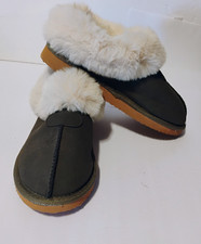 Womens Lightweight Slipper Faux Suede and Fur Size Small 5-6 Cozy  Comfy-New