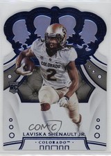 2020 Chronicles Draft Picks Crown Royale Mirror Blue Laviska Shenault Jr #21 0c2