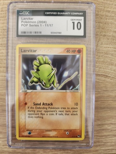Larvitar graded CGC 10 for sale on eBay