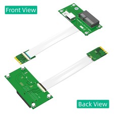 New For NGFF M.2 Key A/E to PCI-E Express X4 X8 Cable USB Riser Card W/FPC Cable