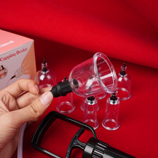 Women Breast Pump Big Vagina Enlarger Vacuum Clitoris Labia Enhancer Cups BDSM