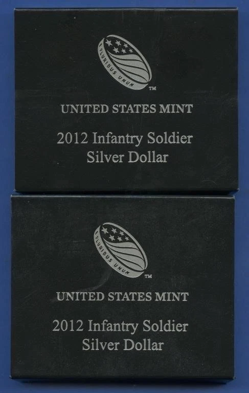 Two 2012-W Infantry Solider Silver Dollars $1 ~ Free USA Shipping - Image 4 of 4