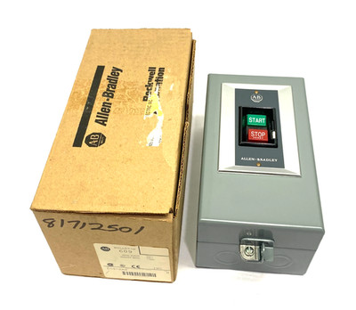 Allen Bradley 609-BAW Ser. H Manual Motor Starter NEMA Size 1, 3-Phase