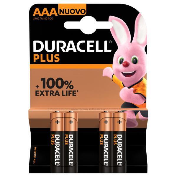 Thumbnail - Duracell 1,5v Micro Aaa Plus Power Bli=4 Batterie 1=4er Blister 147288