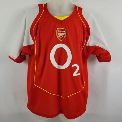 London Arsenal Soccer Jersey FC Football Club O2 Magna SS Shirt