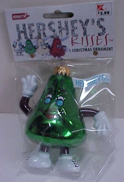 Hershey Kiss Christmas Ornament set New Sealed