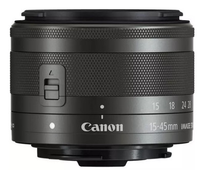 Canon EF-M 15 45 mm f/3,5 6,3 IS STM schwarz Fotografie Kamera Objektiv UVP 599