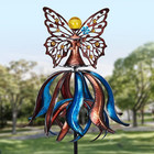 New ListingSolar Wind Spinner Extra Large Tulip Garden Windmill with Led Solar Light