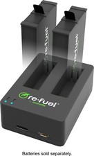 Digipower Dual Battery Charger for GoPro Fusion 360 Action Camera - Black B22 