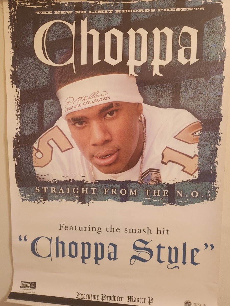 CHOPPA Poster ( NO LIMIT Records) 2003 24X36 Good Condition