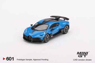 BUGATTI 青 ミニカー Mini GT 1:64 Bugatti Divo – Blue Bugatti #601 | eBay