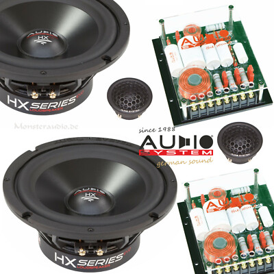 AUDIO SYSTEM HX 165 Dust EVO2 460 Watt High End Auto Lautsprecher 16,5cm 2-Wege