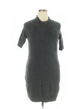 Simply Vera Vera Wang Women Green Casual Dress XL