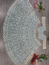 Latest Net Designer Lehenga Choli With Pastel Blue Dupatta For Wedding Wear