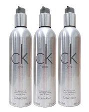 Calvin Klein One 8.5 oz Skin Moisturizer Body Lotion for Unisex -NEW - PACK OF 3