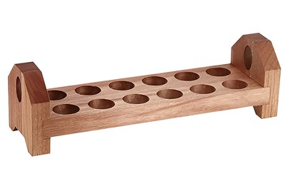 Wooden Egg Holder Egg Rack Container Egg Tray Organizer Egg Storage Holder